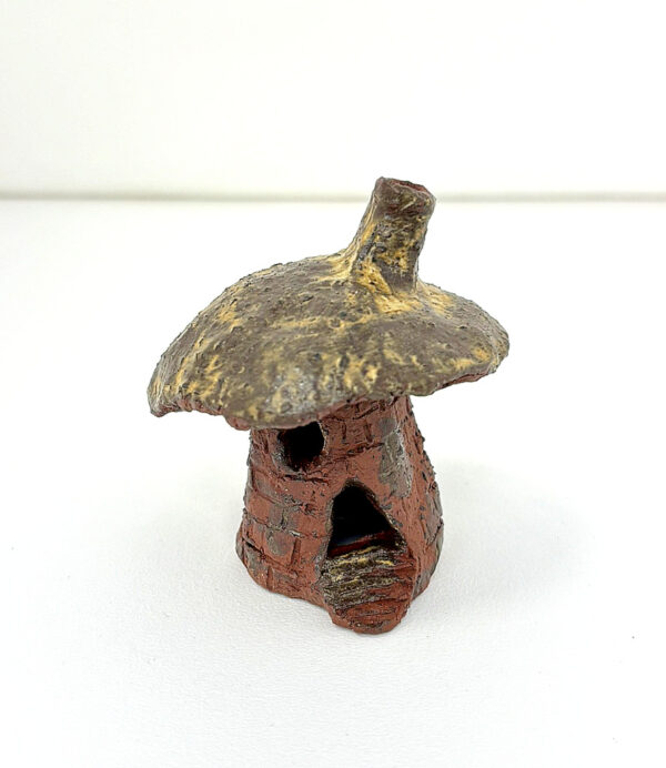 Χειροποίητο Κεραμικό Σπιτάκι Μανιτάρι "Fairy Mushroom House"